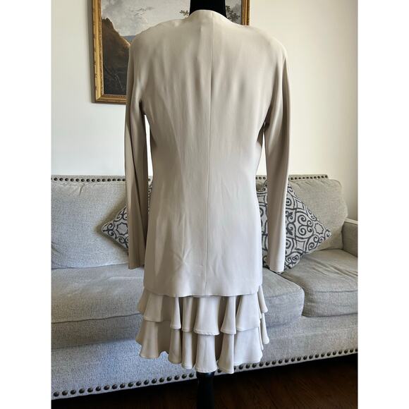 Mimmina 2 piece formal set wedding Victorian dress blazer vintage ruffle,  44 10 - Picture 2 of 16